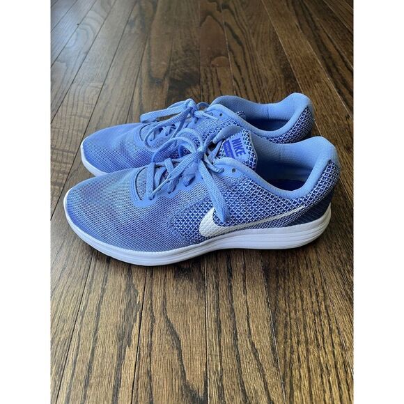 Nike Revolution 3 Womens Shoes Size 8 Trainers Low Top Sneakers Blue 819303-400 - Picture 2 of 7